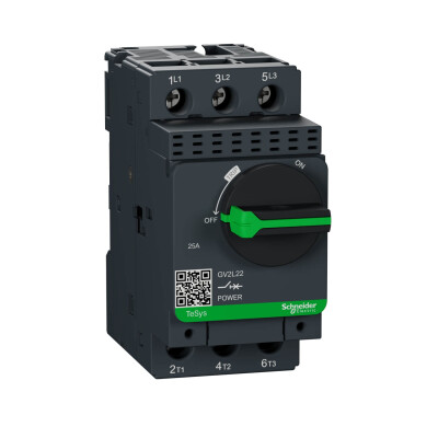 SCHNEIDER GV2L22 25 A MOTOR KORUMA ŞALTERİ DÖNER KOL - 1