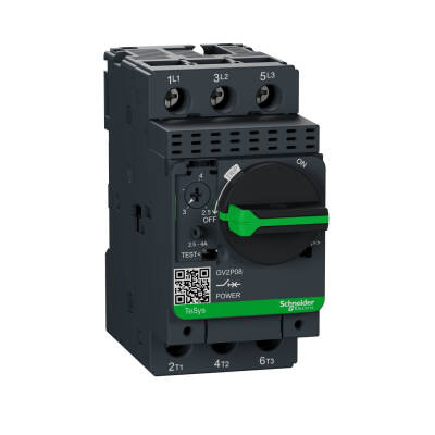 SCHNEIDER GV2P08 2.5-4 A MOTOR KORUMA ŞALTERİ 50-100 kA - 1