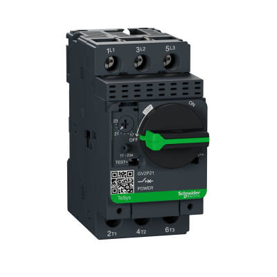 SCHNEIDER GV2P21 17-23 A MOTOR KORUMA ŞALTERİ 50-100 kA - 1