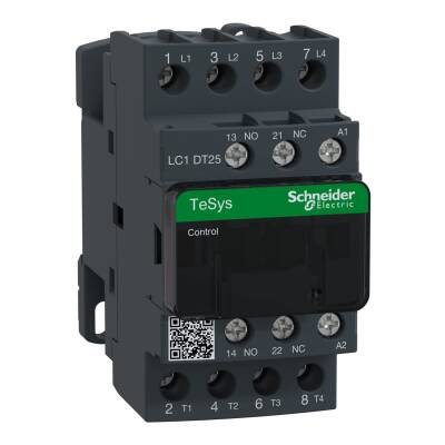 SCHNEIDER LC1DT25M7 25 A 1NA+1NK 4P 220 VAC KONTAKTÖR - 1