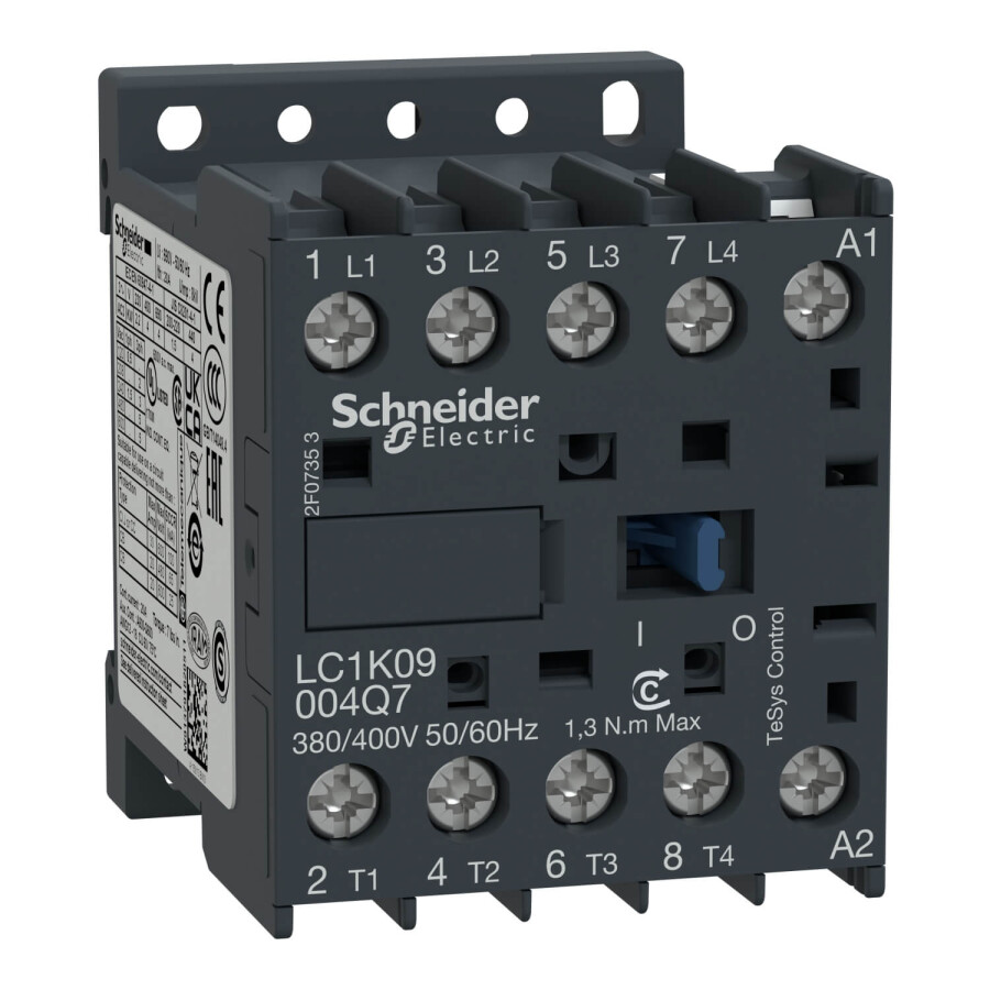 SCHNEIDER LC1K09004M7 2.2 kW 4NA 230 VAC KONTAKTÖR