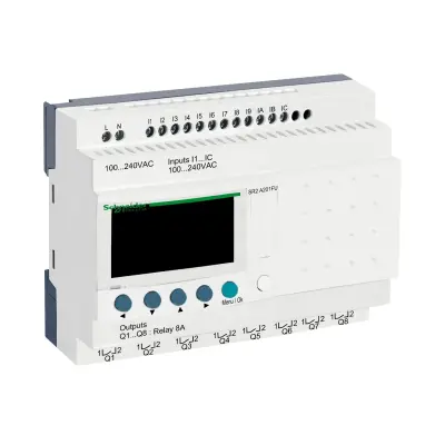 SCHNEIDER SR2A201FU 20 G/Ç 100-240 VAC AKILLI RÖLE - 1