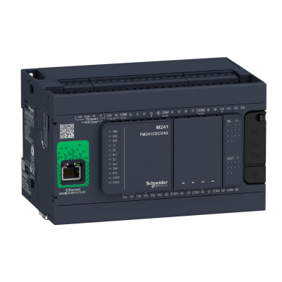 SCHNEIDER TM241CE24R 100-240 VAC 14G/10Ç RÖLE ÇIKIŞLI PLC - 1
