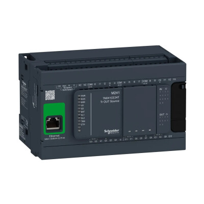 SCHNEIDER TM241CE24T 24 VDC 14G/10Ç TRANSİSTÖR ÇIKIŞLI PLC - SCHNEIDER