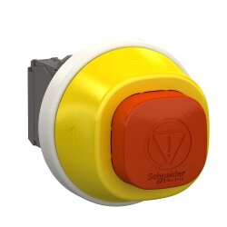 SCHNEIDER XB5AS84W3B5 22 MM 24 VAC/DC LEDLİ YAYLI BUTON BEYAZ/KIRMIZI - SCHNEIDER