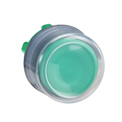 SCHNEIDER ZB5AP3 BUTON İÇİN BAŞLIK YEŞİL 22MM YAY GERİ DÖNÜŞLÜ - 1