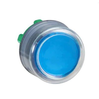 SCHNEIDER ZB5AP6 BUTON İÇİN BAŞLIK MAVİ 22MM YAY GERİ DÖNÜŞLÜ - 1