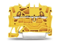 WAGO 2001-1206 1,5 MM 2 İLETKENLİ SARI BUTONSUZ GEÇİŞ KLEMENSİ - WAGO