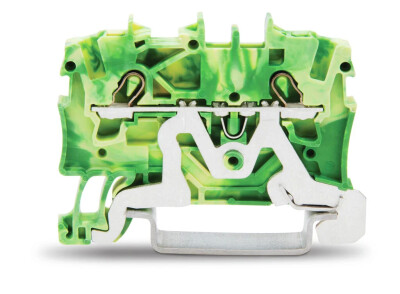 WAGO 2001-1207 1,5 MM 2 İLETKENLİ SARI-YEŞİL TOPRAKLAMA KLEMENSİ - WAGO