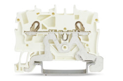 WAGO 2001-1208 1,5 MM 2 İLETKENLİ BEYAZ BUTONSUZ GEÇİŞ KLEMENSİ - WAGO