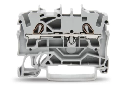 WAGO 2002-1201 2,5 MM 2 İLETKENLİ GRİ BUTONSUZ GEÇİŞ KLEMENSİ - WAGO