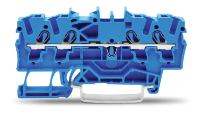 WAGO 2002-1404 2,5 MM MAVİ 4 İLETKENLİ PUSH BUTON GEÇİŞ KLEMENSİ - WAGO