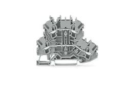 WAGO 2002-2201 2,5-4 MM ÇİFT KATLI GRİ GEÇİŞ KLEMENSİ L/ L - WAGO