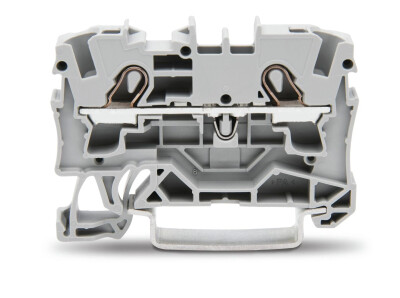 WAGO 2004-1201 4 MM 2 İLETKENLİ GRİ BUTONSUZ GEÇİŞ KLEMENSİ - WAGO