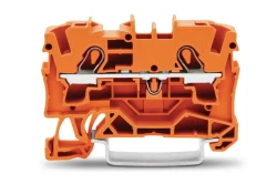WAGO 2004-1202 4 MM 2 İLETKENLİ TURUNCU BUTONSUZ GEÇİŞ KLEMENSİ - WAGO