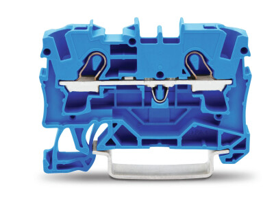 WAGO 2004-1204 4 MM 2 İLETKENLİ MAVİ BUTONSUZ GEÇİŞ KLEMENSİ - WAGO