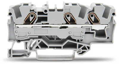 WAGO 2006-1301 6 MM GRİ 3 İLETKENLİ BUTONSUZ GEÇİŞ KLEMENSİ - WAGO