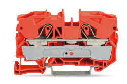 WAGO 2010-1202 10 MM 2 İLETKENLİ TURUNCU BUTONSUZ GEÇİŞ KLEMENSİ - WAGO