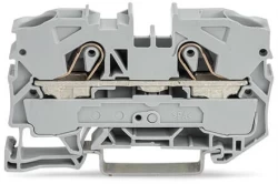 WAGO 2010-1205 10 MM 2 İLETKENLİ SİYAH BUTONSUZ GEÇİŞ KLEMENSİ - WAGO