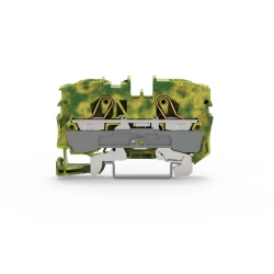 WAGO 2010-1207 10 MM 2 İLETKENLİ SARI-YEŞİL TOPRAKLAMA KLEMENSİ - WAGO