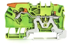 WAGO 2102-5207 2,5 MM SARI-YEŞİL 2 İLETKENLİ KOLLU PUSH KLEMENS - WAGO
