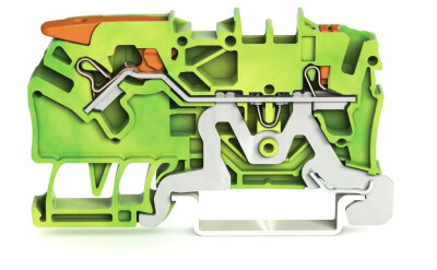 WAGO 2102-5207 2,5 MM SARI-YEŞİL 2 İLETKENLİ KOLLU PUSH KLEMENS - WAGO