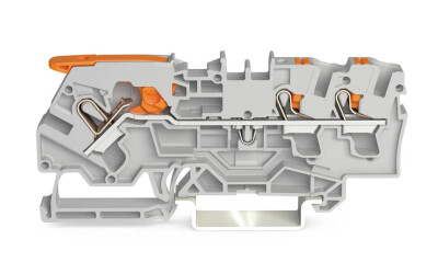 WAGO 2104-5301 4 MM GRİ 3 İLETKENLİ KOLLU PUSH BUTON KLEMENS - WAGO