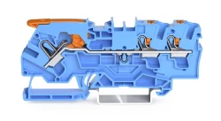 WAGO 2104-5304 4 MM MAVİ (EX) 3 İLETKENLİ KOLLU PUSH BUT. KLEMENS - WAGO