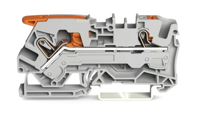 WAGO 2106-5201 6 MM GRİ 2 İLETKENLİ KOLLU PUSH BUTON KLEMENS - WAGO