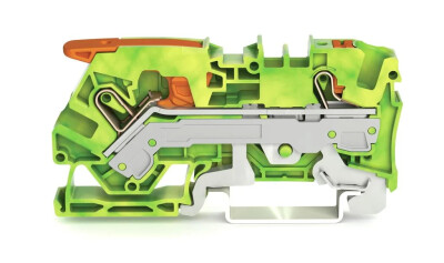 WAGO 2106-5207 6 MM SARI-YEŞİL 2 İLETKENLİ KOLLU PUSH KLEMENS - WAGO