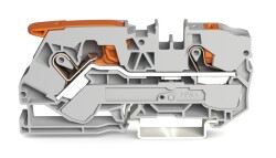 WAGO 2110-5201 10 MM GRİ 2 İLETKENLİ KOLLU PUSH BUTON KLEMENS - WAGO