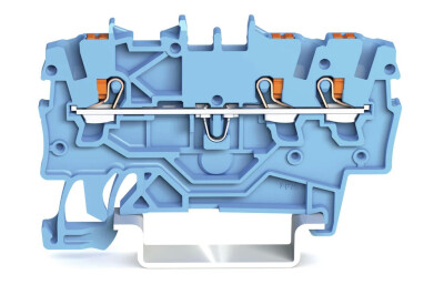WAGO 2200-1304 1 MM MAVİ 3 İLETKENLİ PUSH BUTON GEÇİŞ KLEMENSİ - WAGO