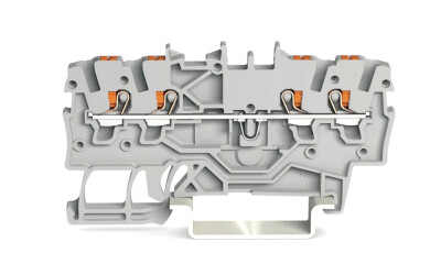 WAGO 2200-1401 1 MM GRİ 4 İLETKENLİ PUSH BUTON GEÇİŞ KLEMENSİ - WAGO