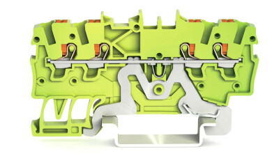 WAGO 2200-1407 1 MM SARI-YEŞİL 4 İLETKENLİ PUSH BUTON KLEMENSİ - WAGO