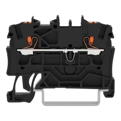 WAGO 2202-1205 2,5 MM SİYAH 2 İLETKENLİ PUSH BUTON GEÇİŞ KLEMENSİ - WAGO