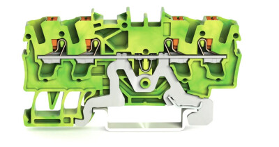 WAGO 2202-1407 2,5 MM SARI-YEŞİL4 İLETKENLİ PUSH BUTON KLEMENSİ - WAGO