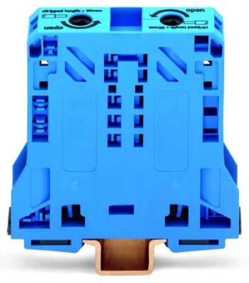 WAGO 285-154 50-70 MM MAVİ YÜKSEK AKIM VİDALI GEÇİŞ KLEMENSİ - WAGO