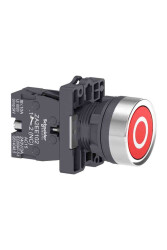 SCHNEIDER XA2EA4322 XA2EA4322 1NK KIRMIZI İŞARETLİ YAYLI BUTON - SCHNEIDER