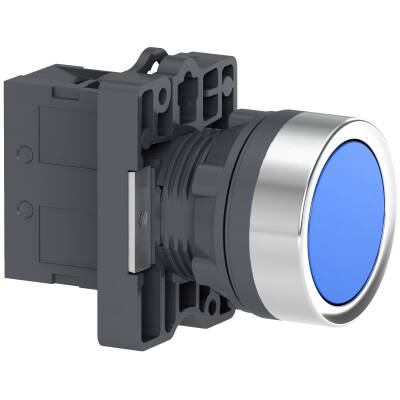 SCHNEIDER XA2EA61 XA2EA61 1NA MAVİ YAYLI BUTON - 1