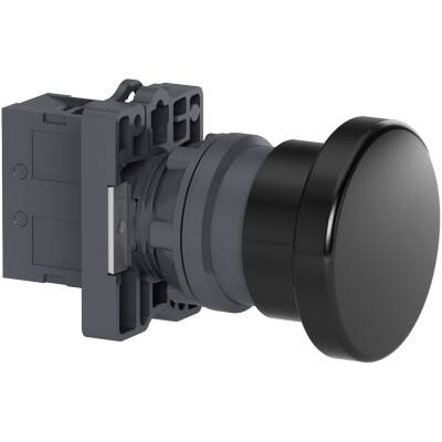 SCHNEIDER XA2EC21 XA2EC21 1NA SİYAH 40 MM MANTAR KAFALI YAYLI BUTON - 1