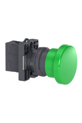 SCHNEIDER XA2EC31 XA2EC31 1NA YEŞİL 40 MM MANTAR KAFALI YAYLI BUTON - SCHNEIDER
