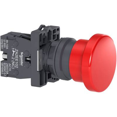 SCHNEIDER XA2EC42 XA2EC42 1NA KIRMIZI 40 MM MANTAR KAFALI YAYLI BUT - 1