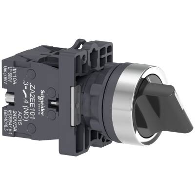 SCHNEIDER XA2ED53 1NA+1NA SİYAH MANDAL BUTON - 1