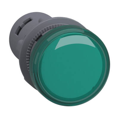 SCHNEIDER XA2EVM3LC YEŞİL 22 MM 220 VAC SİNYAL LAMBASI - 1
