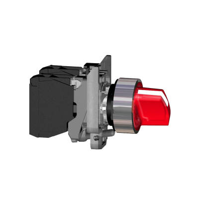 XB4BK134B5 KRMZI 22mm 24VAC/DC METAL MANDAL BUTON - 1