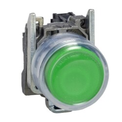 XB4BP381EX YEŞİL 22mm METAL BUTON - SCHNEIDER