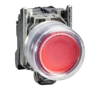 XB4BP483B5EX 24VAC/DC 22MM S.A KIRMIZ IŞIKLI BUTON - 1