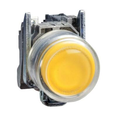 SCHNEIDER XB4BP51 SARI 22mm METAL BUTON - 1