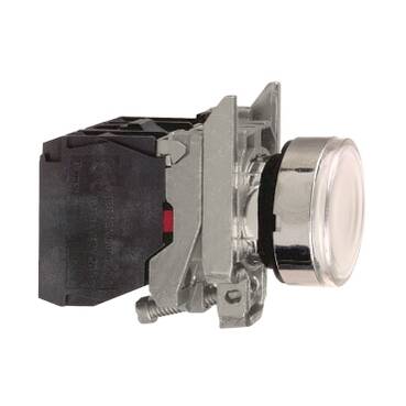 XB4BW3165 BEYAZ 250 V 22mm METAL BUTON - 1