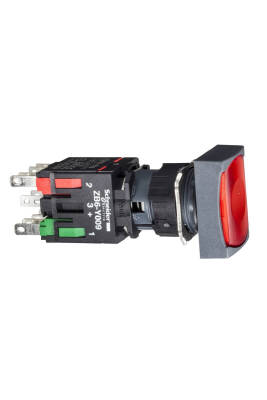 SCHNEIDER XB6DA42B XB6DA42B KIRMIZI 16mm PLASTİK BUTON - 1